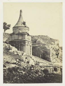 Grób Absaloma, Jerozolima autorstwa Francis Frith