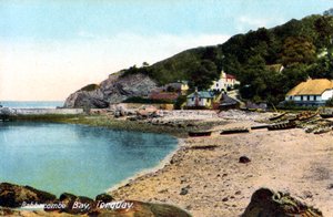 Zatoka Babbacombe, Torquay, Devon, XX w. autorstwa Francis Frith