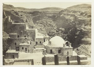 Klasztor Mar-Saba, niedaleko Jerozolimy autorstwa Francis Frith
