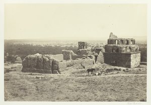 Odległy widok Damaszku, 1857. autorstwa Francis Frith