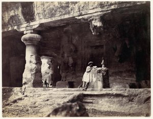 Elephanta z Jaskini Wodnej, zatoka Coombe Martin, Watermouth autorstwa Francis Frith