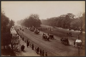 Hyde Park, The Row autorstwa Francis Frith