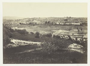 Jerozolima z Góry Oliwnej, nr 1 autorstwa Francis Frith