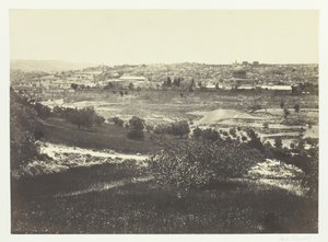 Jerozolima, z Góry Oliwnej, nr 1, 1857. autorstwa Francis Frith