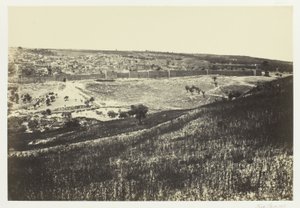 Jerozolima z Góry Oliwnej, nr 2 autorstwa Francis Frith
