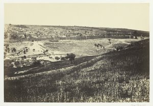 Jerozolima, z Góry Oliwnej, nr 2, 1857. autorstwa Francis Frith