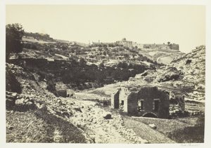 Jerozolima z muru En-Rogel autorstwa Francis Frith