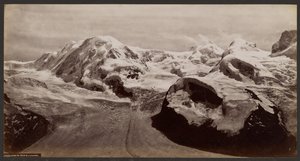 Monta Rosa i Lyskamm autorstwa Francis Frith