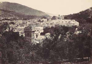 Nablous, Starożytne Sychem, 1857. autorstwa Francis Frith