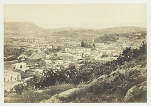 Nazaret, Od północnego zachodu, 1857. autorstwa Francis Frith