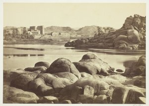 Podejście do Philae autorstwa Francis Frith