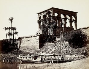 Świątynia Hypaethral, Philae (Egipt) autorstwa Francis Frith
