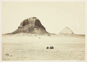 Piramidy Dahszuru autorstwa Francis Frith