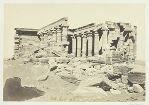 Świątynia Maharaki, Nubia, 1857. autorstwa Francis Frith