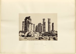 Świątynia Soleb, Etiopia autorstwa Francis Frith