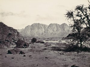 Pisemna Dolina, Synaj, ca. 1857. autorstwa Francis Frith