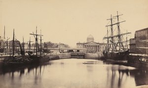 Port w Liverpoolu. autorstwa Francis Frith