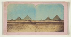 Drei Pyramiden autorstwa Francis Frith