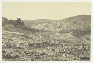 Widok w Hebronie, 1857. autorstwa Francis Frith