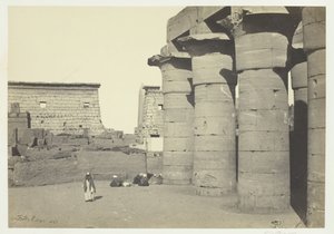 Widok w Luksorze, 1857. autorstwa Francis Frith