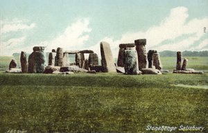 Stonehenge, Wiltshire (kolorowe zdjęcie)