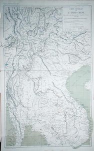 Mapa Indochin z „Atlas du Voyage d