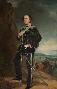 2. Lord de Tabley jako pułkownik komendant hrabiego Chesters Yeomanry Kawaleria autorstwa Francis Grant