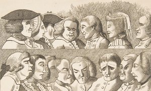 Tabliczka IV, z Reguł rysowania karykatur, 26 lutego 1788.