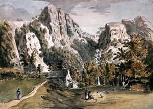 Wodospad w Keswick, Cumberland