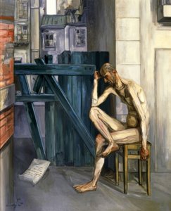 Praca, 1944, olej na płótnie, 161,9 × 129,9cm, autorstwa Francis Gruber