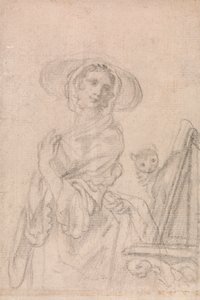 Studium do „Widzenia - La Vue” (Jeden z pięciu zmysłów) autorstwa Francis Hayman