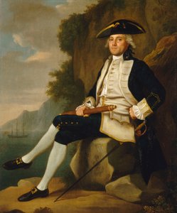 Kapitan Sir Edward Vernon (1723-1794), połowa XVIII wieku (olej na płótnie) autorstwa Francis Hayman