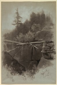 Skalny klif autorstwa Francis Hopkinson Smith
