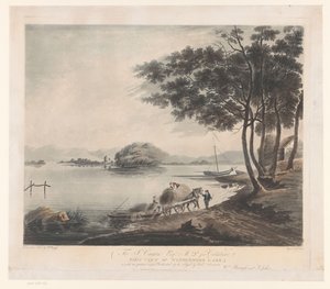 Widok na Windermere Widok na jezioro Windermere (tytuł na obiekcie) autorstwa Francis Jukes