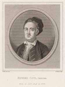 Edward Cave, drukarz, ur. 1891, zm. 1754 autorstwa Francis Kyte
