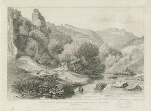 Dovedale - pejzaż: rycina i [XIX w.] autorstwa Francis Legatt Chantrey