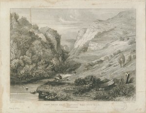 Dovedale - pejzaż: rycina, bd [ok. 1823] (druk)