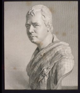 Sir Walter Scott (1771-1832) z „Galerii Grafiki”, wydanej w 1833 r. (rycina) autorstwa Francis Legatt Chantrey