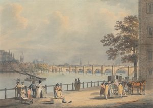 Westminster z South Bank autorstwa Francis Nicholson