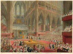 Koronacja Jego Królewskiej Mości Jerzego IV, wykonana w chwili uznania, 19 lipca 1821 r.