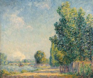 Początek jesieni, Villeneuve-sur-Yonne autorstwa Francis Picabia