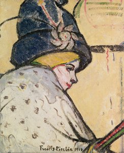 Portret Jeanne Marie Bourgeois (1874-1956), znanej jako Mistinguett