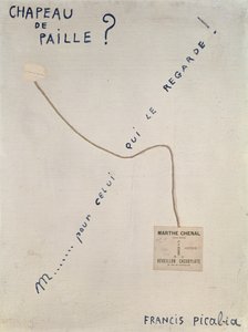 Słomkowy kapelusz autorstwa Francis Picabia