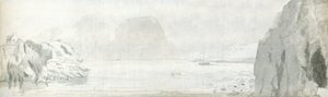 Swansea, ok. 1678 r. (akwarela i brązowy tusz na papierze)