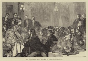 Australijska wieczerza mięsna w Newcastle-on-Tyne autorstwa Francis S. Walker