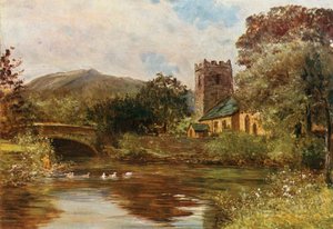 Kościół Grasmere autorstwa Francis S. Walker