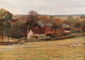Domek i ogród Miltona, Chalfont St Giles autorstwa Francis S. Walker