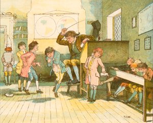 Opuszczona wioska – Oliver Goldsmith autorstwa Francis S. Walker