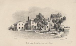 Szpital Episkopalny, lito P.S. Duval i Syn, 1856 autorstwa Francis Schell