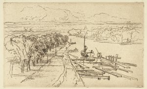 Amstel Amstel II autorstwa Francis Seymour Haden (Sir)